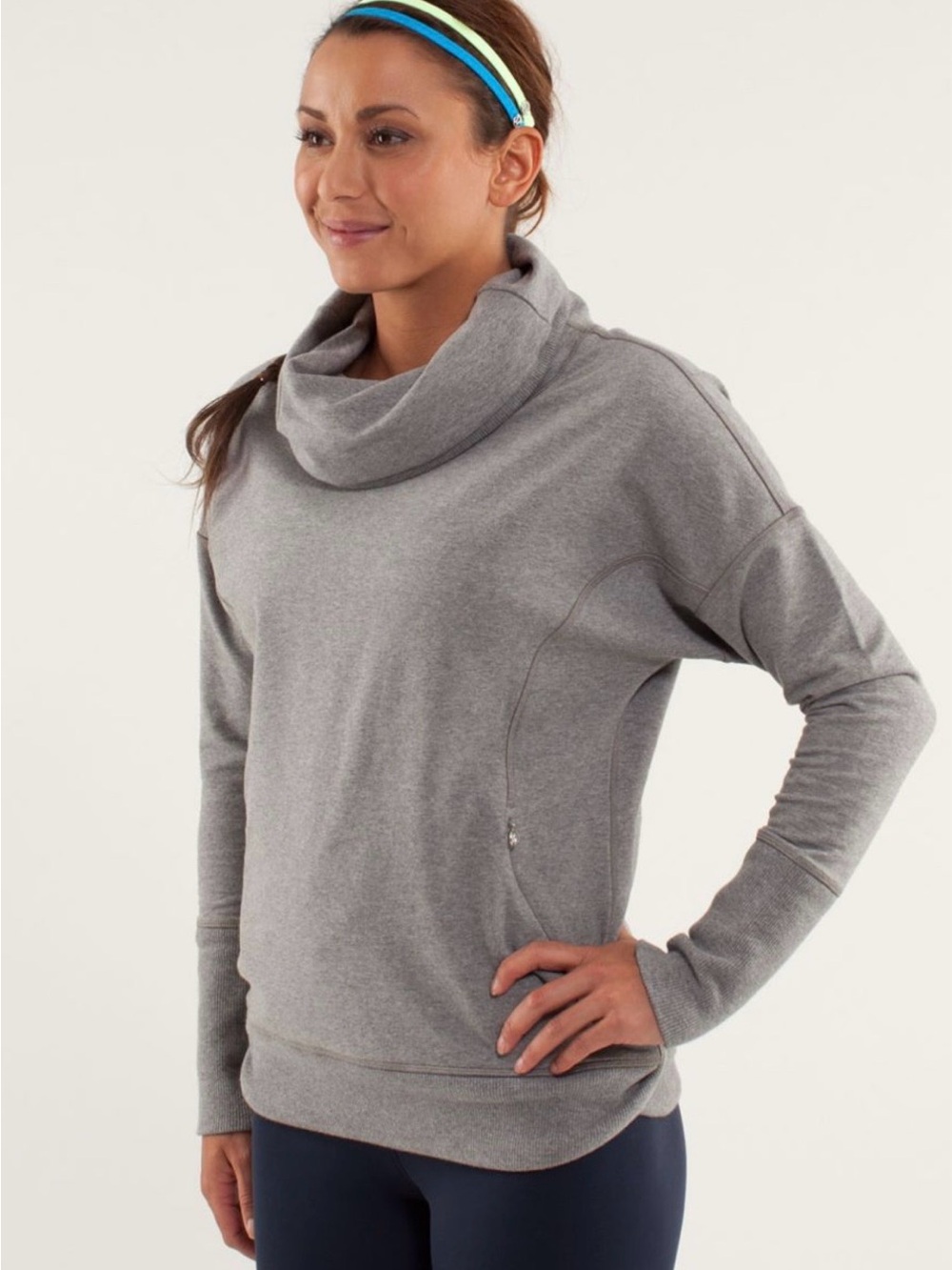 Lululemon Rest Day Pullover Vintage Sports Grey Size 8